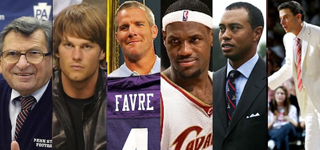 Tom Brady, Brett Favre, Joe Paterno, LeBron James, Chad Ochocinco and the World of Sports Described in Ridiculous Paint Color Names